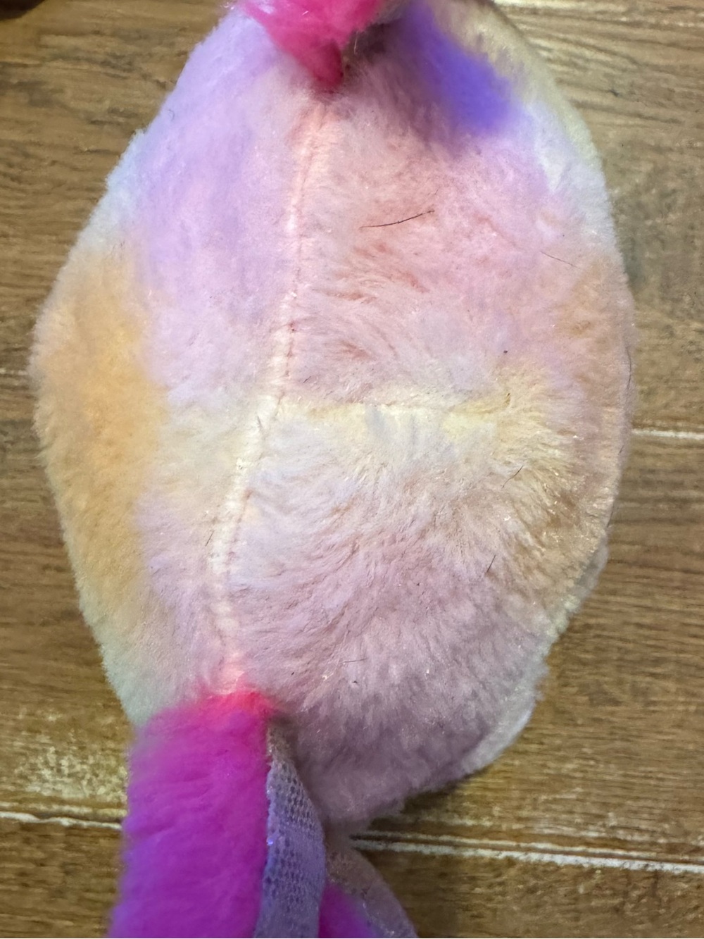 Axolotl Tye Dye Plush 12-13 inch pink & purple - Picture 6 of 10